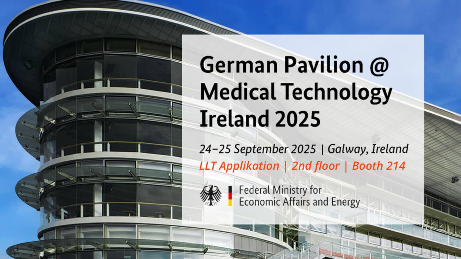 Die LLT Applikation auf der Medical Technology Ireland - LLT ...